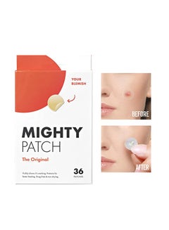 اشتري 36- Piece Mighty Patch Hydrocolloid Acne Pimple Patch Spot Treatment Beige 5.5inch في السعودية