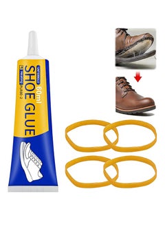 Buy Shoe Glue Strong, Slow-Drying Transparent Shoe Repair Glue, Waterproof, Non-Hardening Glue for Shoes, Sole And Upper Repair Glue, Shoes Glue for Repairing Shoes, Boots, Leather（60ml） in Saudi Arabia