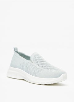 Buy OAKLAN Textured Slip-On Shoes with Pull Tabs in Saudi Arabia