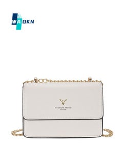 Buy Women's Fashionable Korean Version Shoulder Bag, Ladies Minimalist Design Crossbody Bag Sling Bag Side Bag, Chain Small Square Bag Gift Bag for College Students and Teenagers in UAE