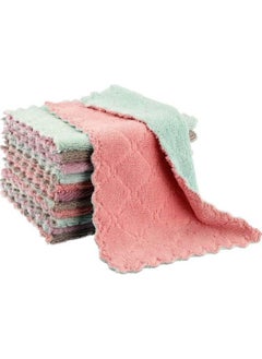 اشتري 12-Piece Dish Cloths For Kitchen في الامارات