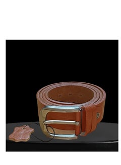 Buy Men's Leather Belt  Elegant Design that Adds a Touch of Elegance to your Look - 125CM in Egypt