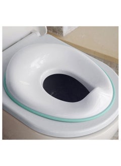 اشتري Potty Training Seat for Boys And Girls, Fits Round & Oval Toilets, Non-Slip with Splash Guard, Includes Free Storage Hook (Green) في السعودية