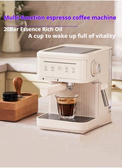 اشتري New espresso machine high-pressure extraction small office home semi-automatic espresso espresso steam brewing all-in-one coffee machine في السعودية