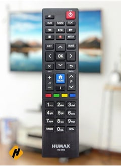 Buy Rm-M08 Remote Control For Humax Set Top Box And Satellite Receiver Remote Black in Saudi Arabia