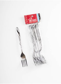 Buy Japanese steel eating forks 12 pieces in Saudi Arabia