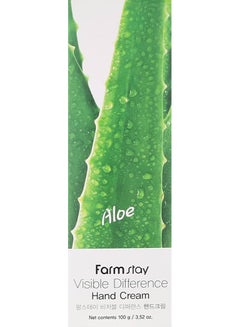 Buy Farm stay hand cream visible difference aloe 100g in Egypt