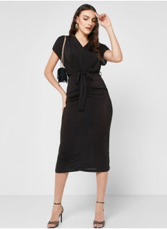 اشتري فستان Bodycon Ruched في السعودية