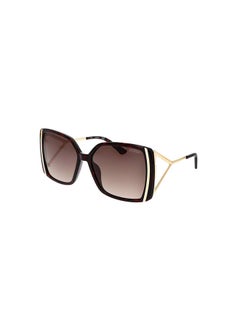 Buy Full Rim Square Frame Sunglasses GU7751 52F - Lens Size: 58mm - Dark Havana in UAE