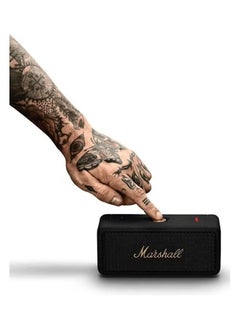 Buy Emberton  Portable Bluetooth Speakers Water Resistant Wireless 30 Plus Hour Of Playtime Black/Brass in Saudi Arabia