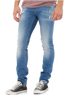 Buy AVB06 Ripped Straight Jeans in UAE