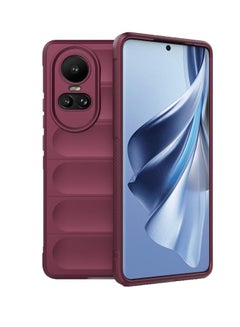Buy Magic Shield Tpu Silicone Shockproof Phone Case For Oppo Reno 10 5G/Reno 10 Pro 5G Wine Red in Egypt
