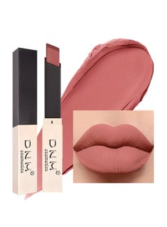 اشتري Silky Velvet Matte Lipstick Permanent Long Lasting 24 Hours Color Stay Maroon Lipstick Waterproof matte(cool blush nude matte #07) في الامارات