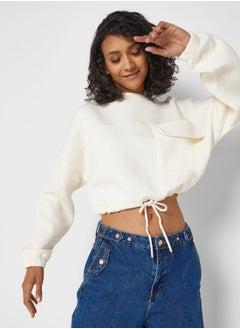 Buy Front Pocket Detail Sweatshirt in UAE