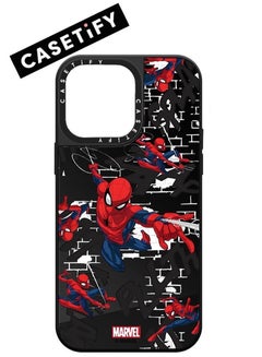 Buy Magnetic Suction Phone Case for iPhone 15 Pro Spider Man Protective Cover in UAE