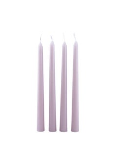 Buy 4 -Piece Indulgence Fig Coriander Taper Candle Dia2X24cm in UAE