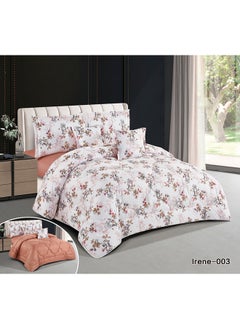 Buy Horse Comforter Set With Silky Soft Fabric Two Sides With A Floral Pattern 6 Pieces King Size in Saudi Arabia