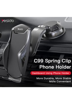 Buy 0ble Suction Cup Holder-Universal   Rotating Flexible Dashboard Truck Mobile Phone Holder For Car-C99 in Egypt