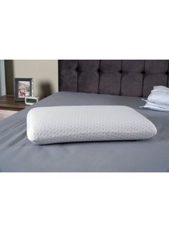 اشتري Balance Copper Infused Memory Foam Pillow 45X70X13cm-White في الامارات