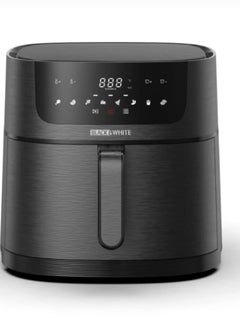 Buy Black and White Digital Air Fryer Without Oil, 1800 Watt, 8.5 Liter Capacity, Black - AF-085 SD in Egypt