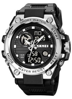 Buy Watch for Men Sports Water Resistant Analog Digital Watch PU Strap 52mm Black 2031 in Saudi Arabia