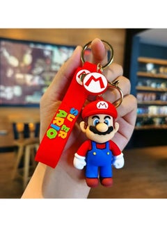 Buy Super Mario Nintendo Keychain Red And Blue in Saudi Arabia