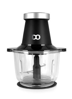 Buy IDO Vegetables & Meat Glass Chopper 400 W, 2 Speeds, Black – CHG400-BK in Egypt