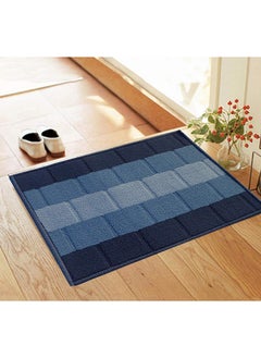 Buy Status Contract Anti Slip Front Door Mat, (38X58Cm) Living Room Rug For Entrance Door, Polypropylene Floor Mats For Home, Essential Small Rug For Office, Bedroom And Kitchen,  (Blue) in UAE