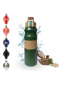 Buy Leak Proof Bottle  Thermos Coffee Thermos Hot Cold Thermos Sport Jug Metal Canteen 680ml in Egypt