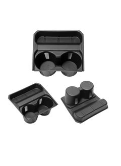 اشتري Center Console Cup Holders Inserts, Compatible with 2023 Mazda CX-50 Cup Holder Insert, Cup Holder Insert Silicone Non-Slip Water Cup Holder for 2023 Mazda CX-50 Accessories, Black في الامارات