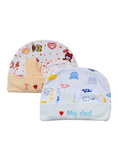 اشتري Moms Home New Born Baby Cap Mitten Bootie Setgentle To Baby Delicate Skin 2 Sets في الامارات