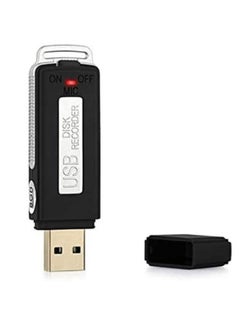 اشتري 8GB Voice Recorder,Rechargeable Mini USB Voice Recorder USB Flash Drive Voice Activated Recorder Dictaphone 150 Hours File Capacity في الامارات