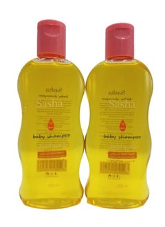 Buy Two Pieces of Thai baby Shampoo with a Gentle Formula that Does not Burn the Eyes Such as Pure Water 200 ML in Saudi Arabia