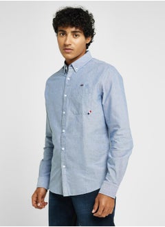 Buy Thomas Scott Classic Slim Fit Pure Cotton Casual Shirt in UAE