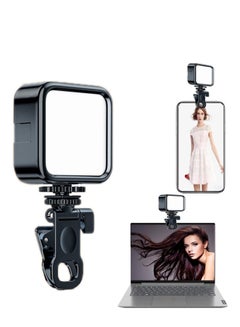 Buy 62LEDS Rechargeable Selfie Light, 7 Brightness Levels Phone Ring Light Mini Portable Clip on Fill Lights for iPhone, Cell Phone, Laptop, TikTok, Selfie, Video Conference, Camera. in Saudi Arabia