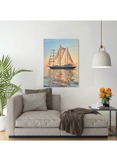 Buy Canvas Wall Art, Abstract Framed Portrait of Sailing ship race. Cruises and yachting in Egypt