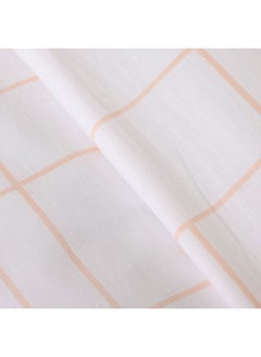 Buy Essential Line Duvet Cover, Blush - 220x230 cm, 200 TC in UAE