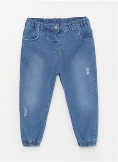 Buy Baby Girl Jogger Jeans With Elastic Waist in Egypt