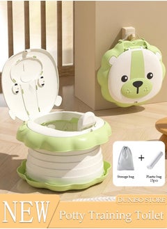 اشتري Folding Potty Training Toilet for Kids, Folding Car potty with Storage Bags, Travel Potty Chair for Kids, Portable Toilet for Camping Outdoor and Indoor في الامارات