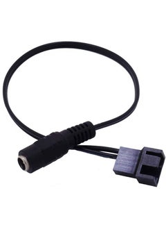 Buy Female Power Supply Plug to 3 Pin or 4 Pin Male PC Case Fan Power Adapter Cable in Saudi Arabia