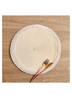 Buy Cedric Polypropylene Round Placemat 38 x 38 cm in UAE