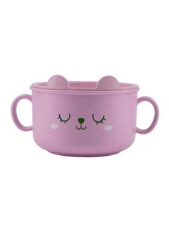 Buy Kids Bowls Feeding Bowl With Handle - Pink in UAE