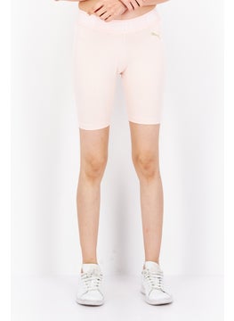 اشتري Women Sport Fit Training Legging Short, Light Pink في الامارات