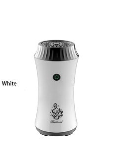 Buy New Design Portable USB Rechargeable Electric Incense Burner White in Saudi Arabia