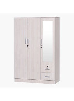Buy Bella 3-Door Wardrobe With 2 Drawers 177x120x40 cm in Saudi Arabia