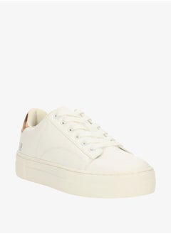 Buy Women's Colourblock Lace-Up Sneakers in Saudi Arabia