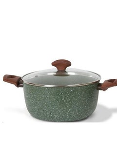 اشتري TVS-CASSEROLE WITH GLASS LID 20 CM NATURA INDUCTION في الامارات