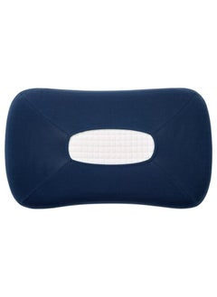 Buy Pillowcase for ergonomic pillow, dark blue, 29x43 cm in Saudi Arabia