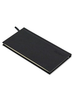 Buy Fis 2024 Slim Diary,Italian Pu English, Hard Cover, Black -FSDI57E24BK in UAE