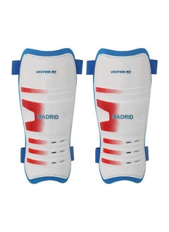 Buy Madrid Shinpad for Adults ( Medium)  | Solid outter protection | for Football Games Matches, Training | Light Weight & Breathable in Saudi Arabia